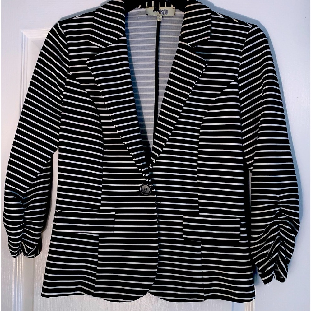 Black and White Blazer